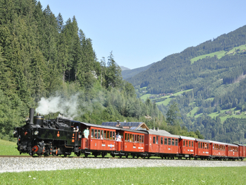 mys--romantical steam train in Ziller valley