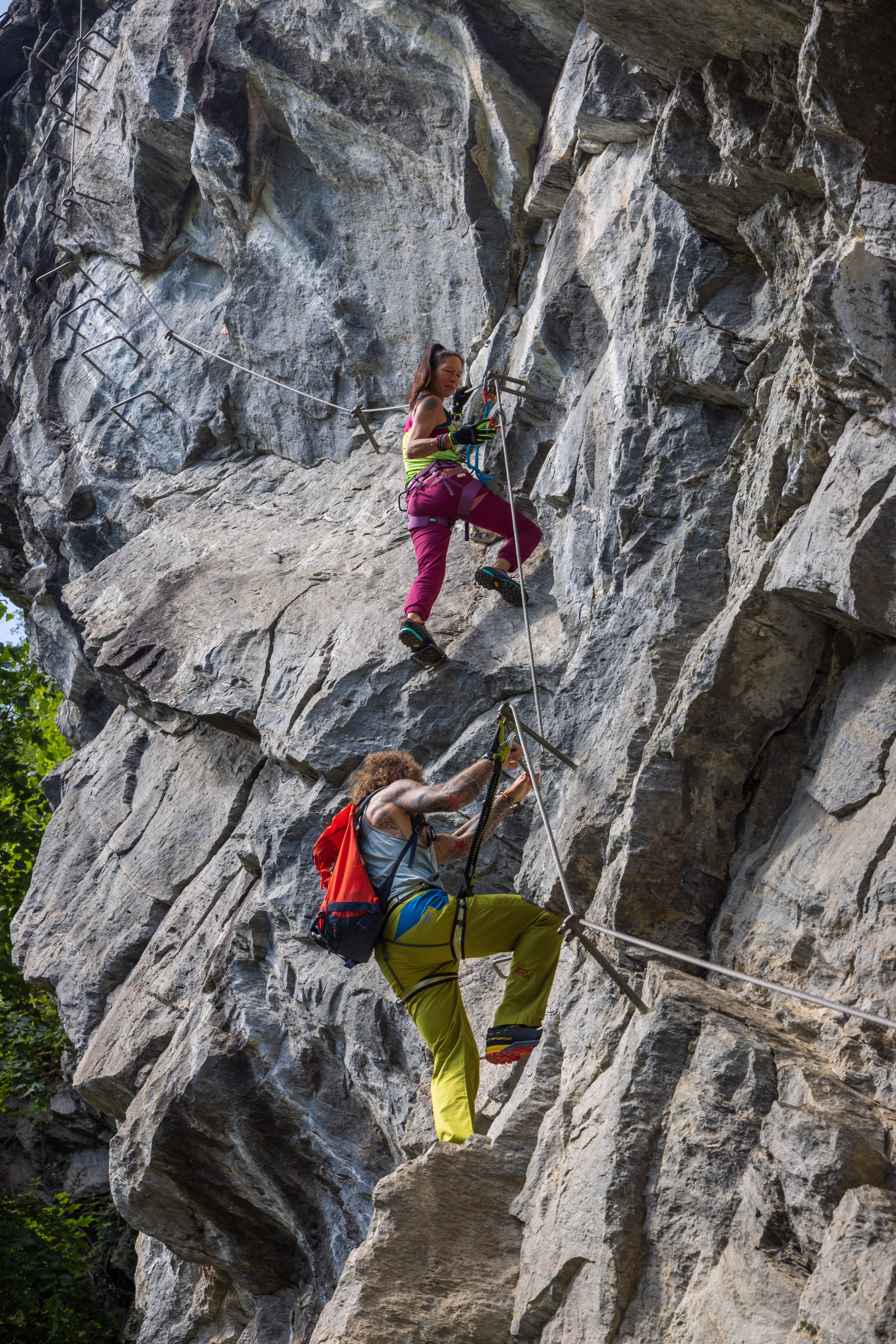 Alpinist Bergführer Klettersteige
