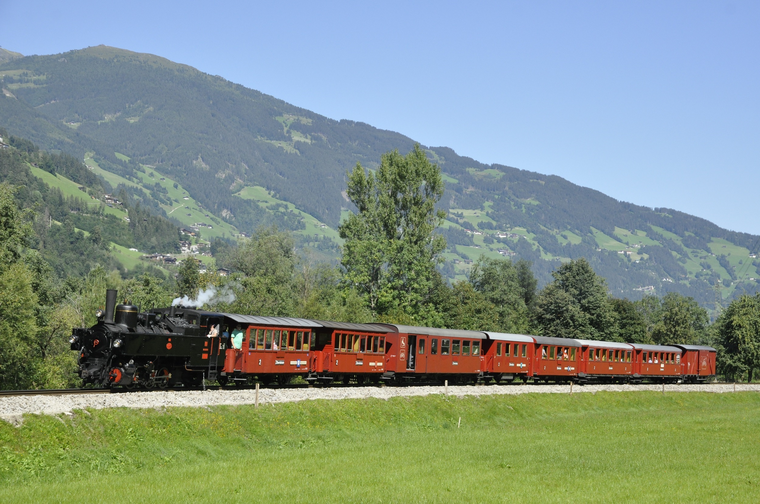 ein wahres Erlebnis im Zillertal - der Zillertaler Dampfzug