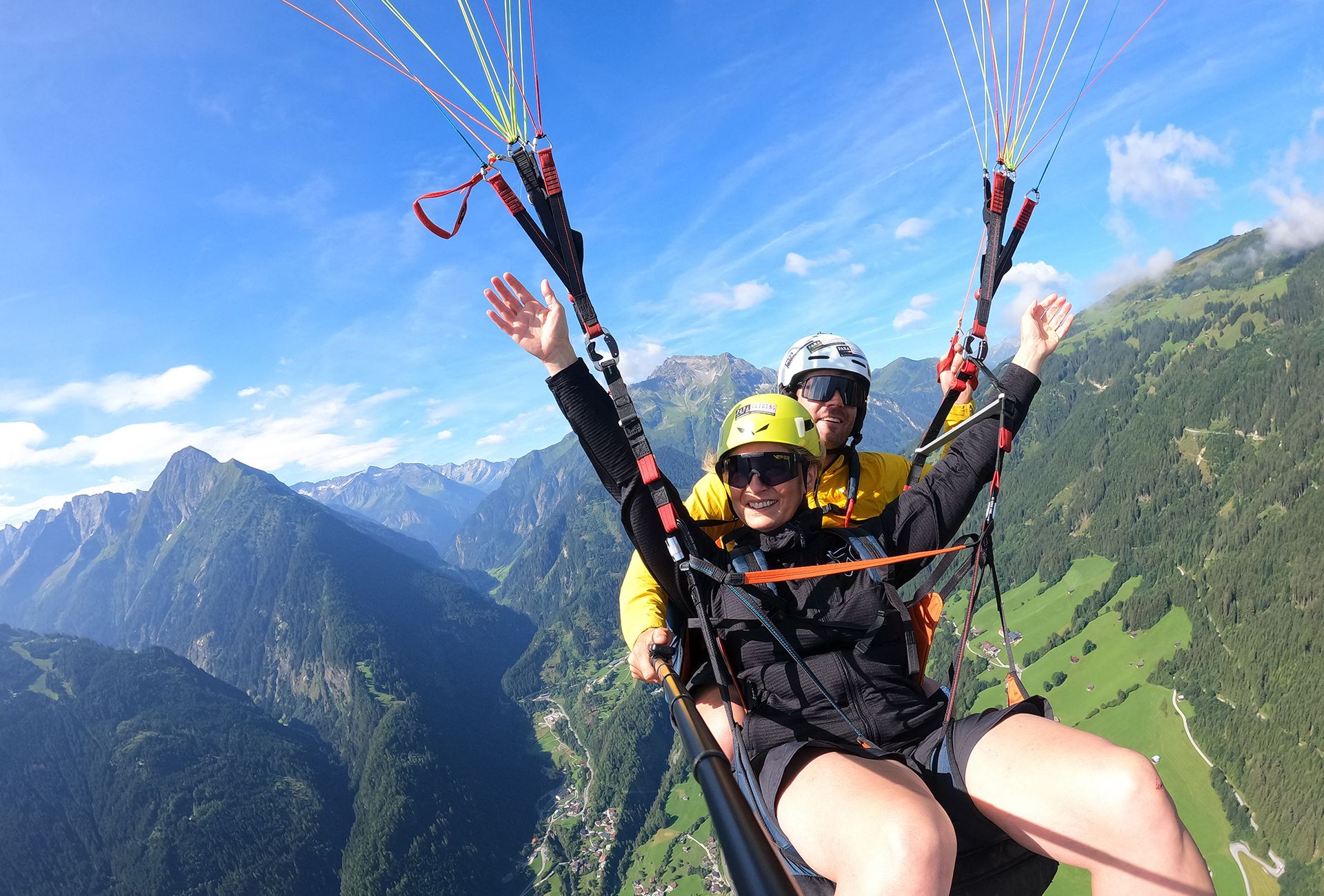 Flying in Mayrhofen-Hippach