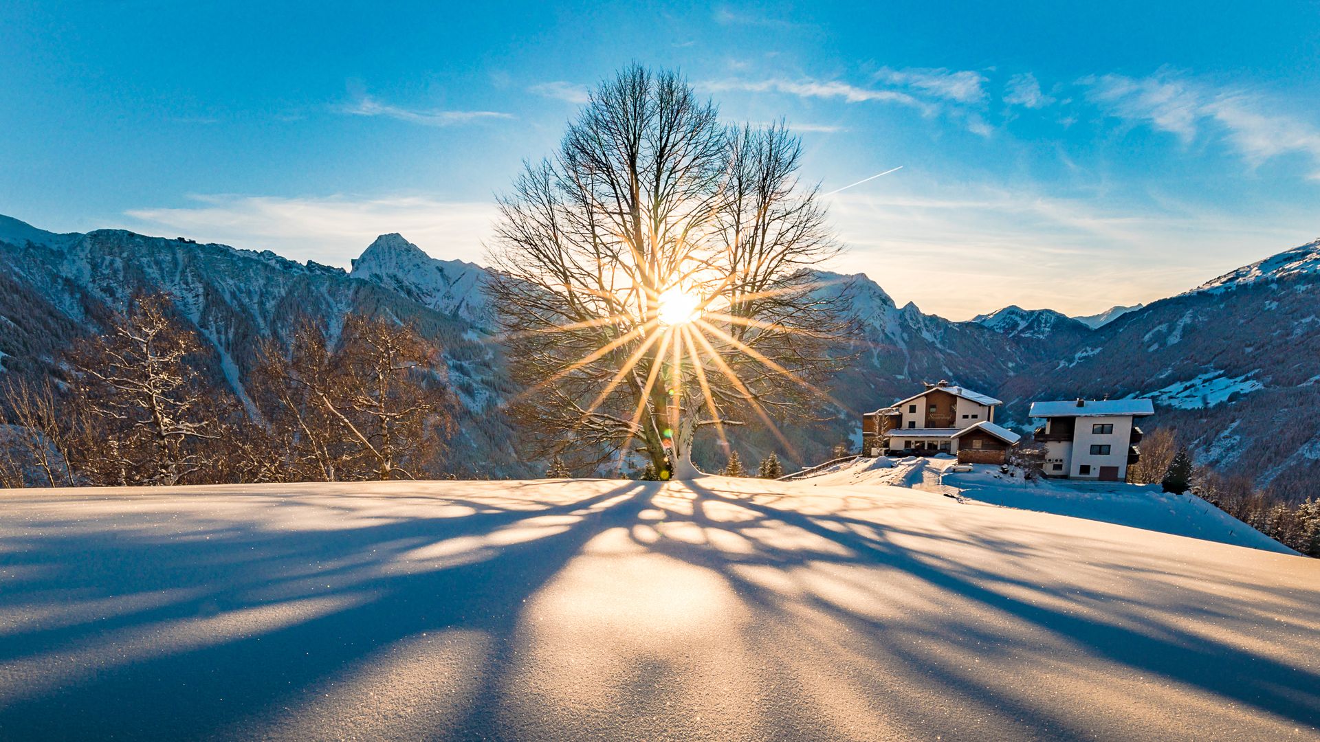 Winter in Mayrhofen im Zillertal