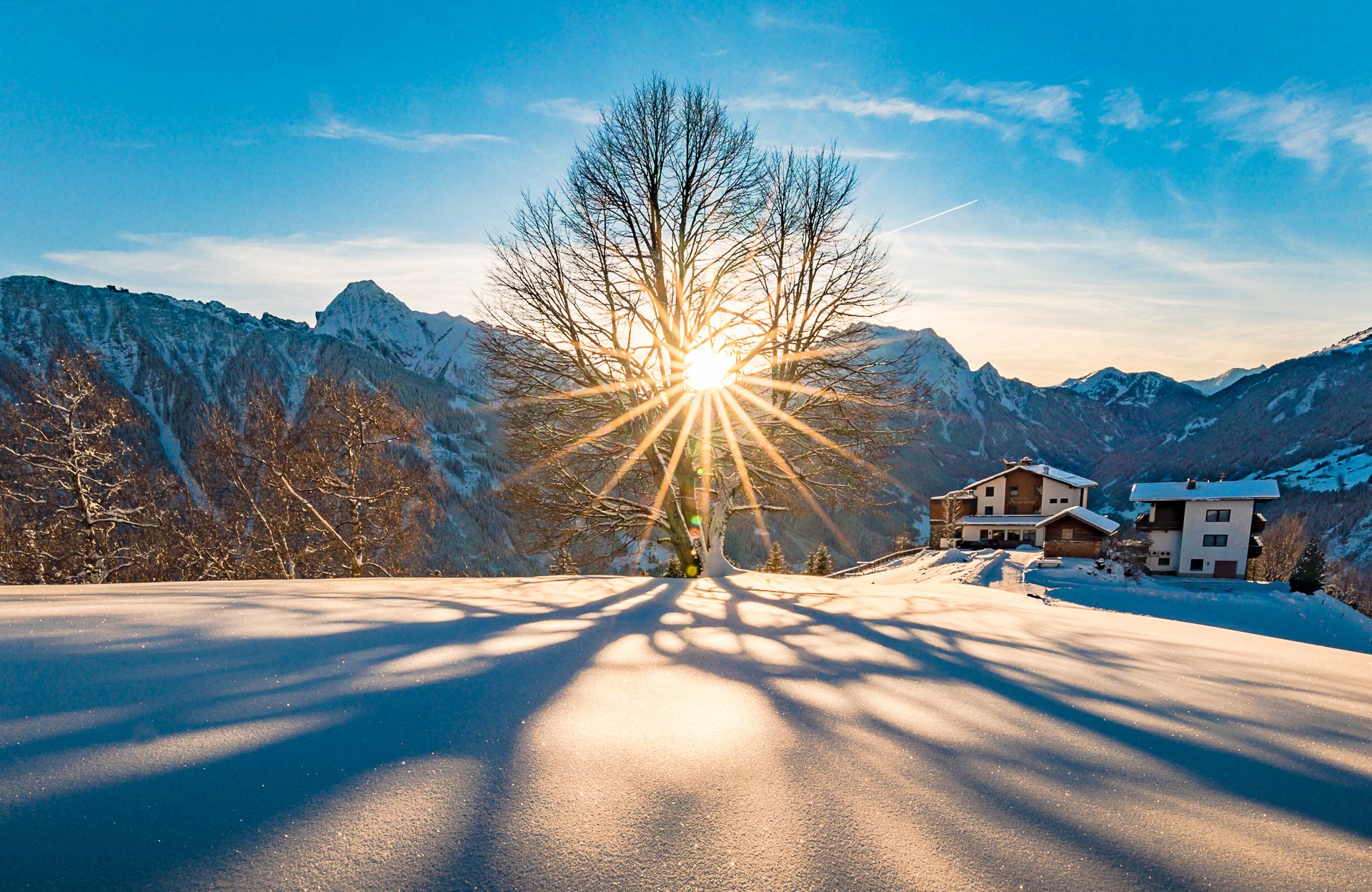 Winter in Mayrhofen im Zillertal
