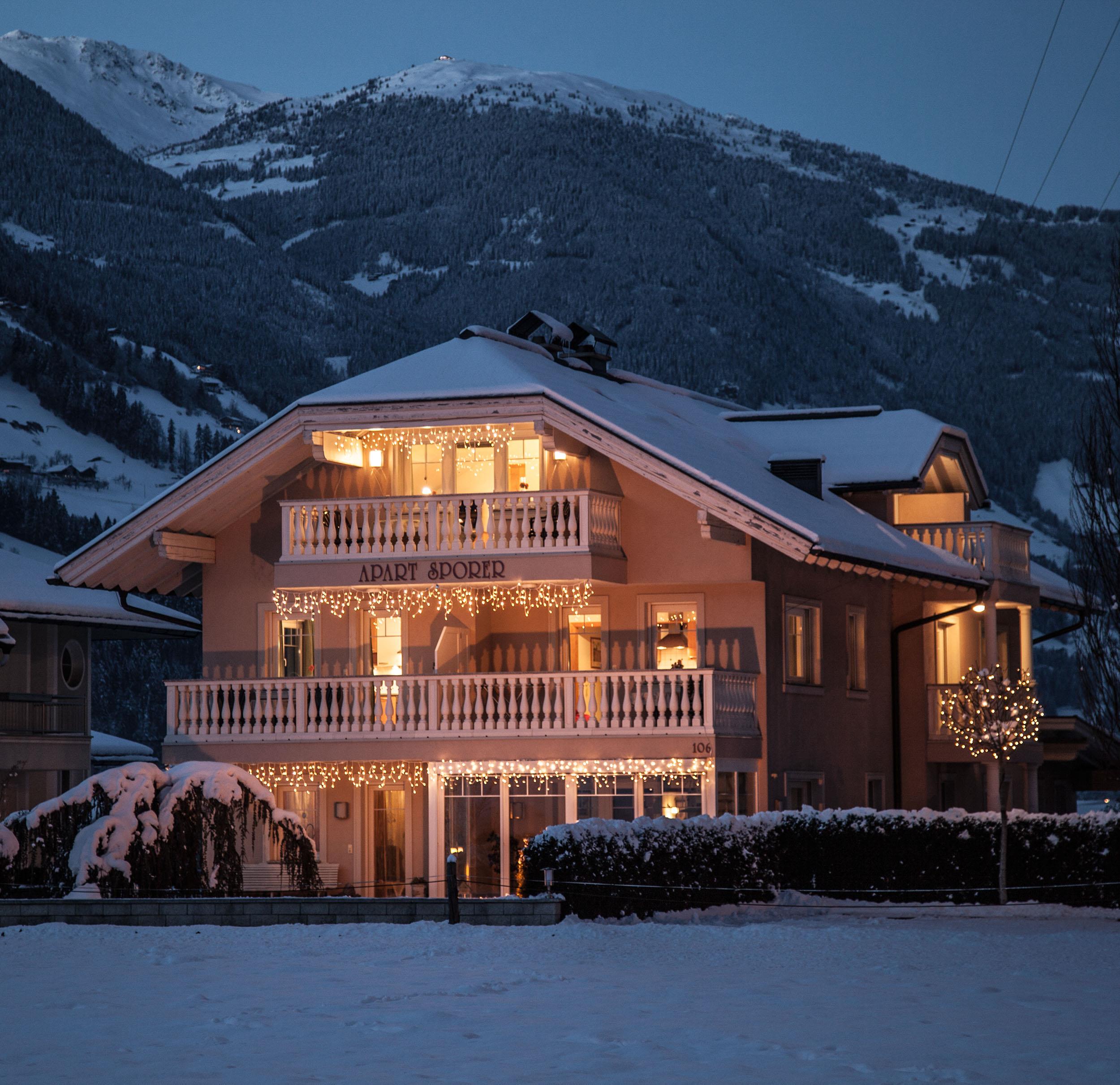 feratel-Apart Sporer Haus Wiesengrund - Apart Sporer Winter Nacht