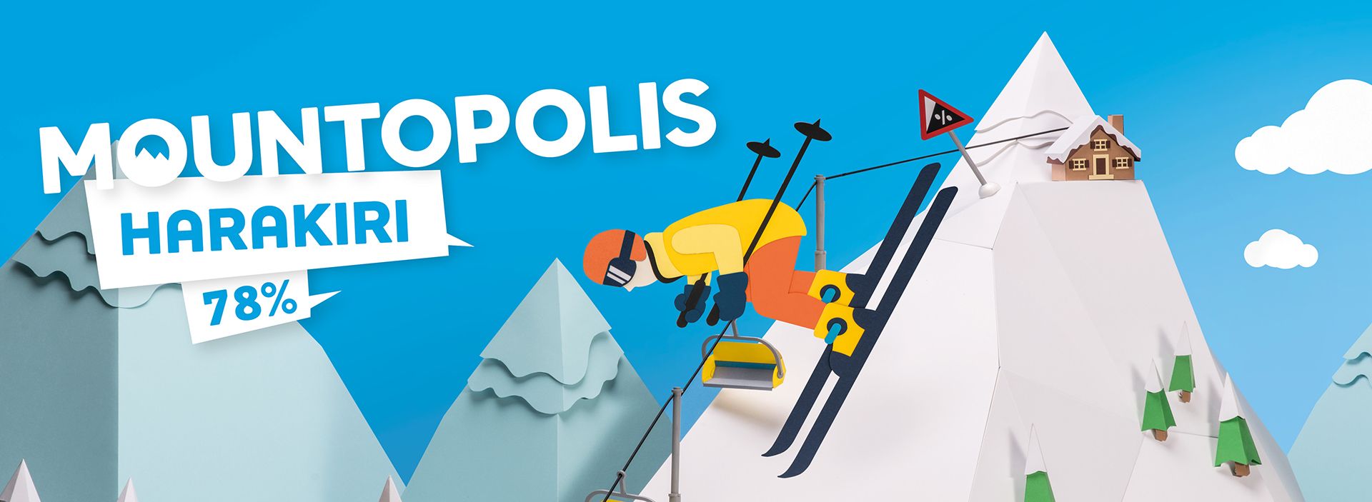 Grafik der Mayrhofner Bergbahnen zur Mountopolis Harakiri Piste