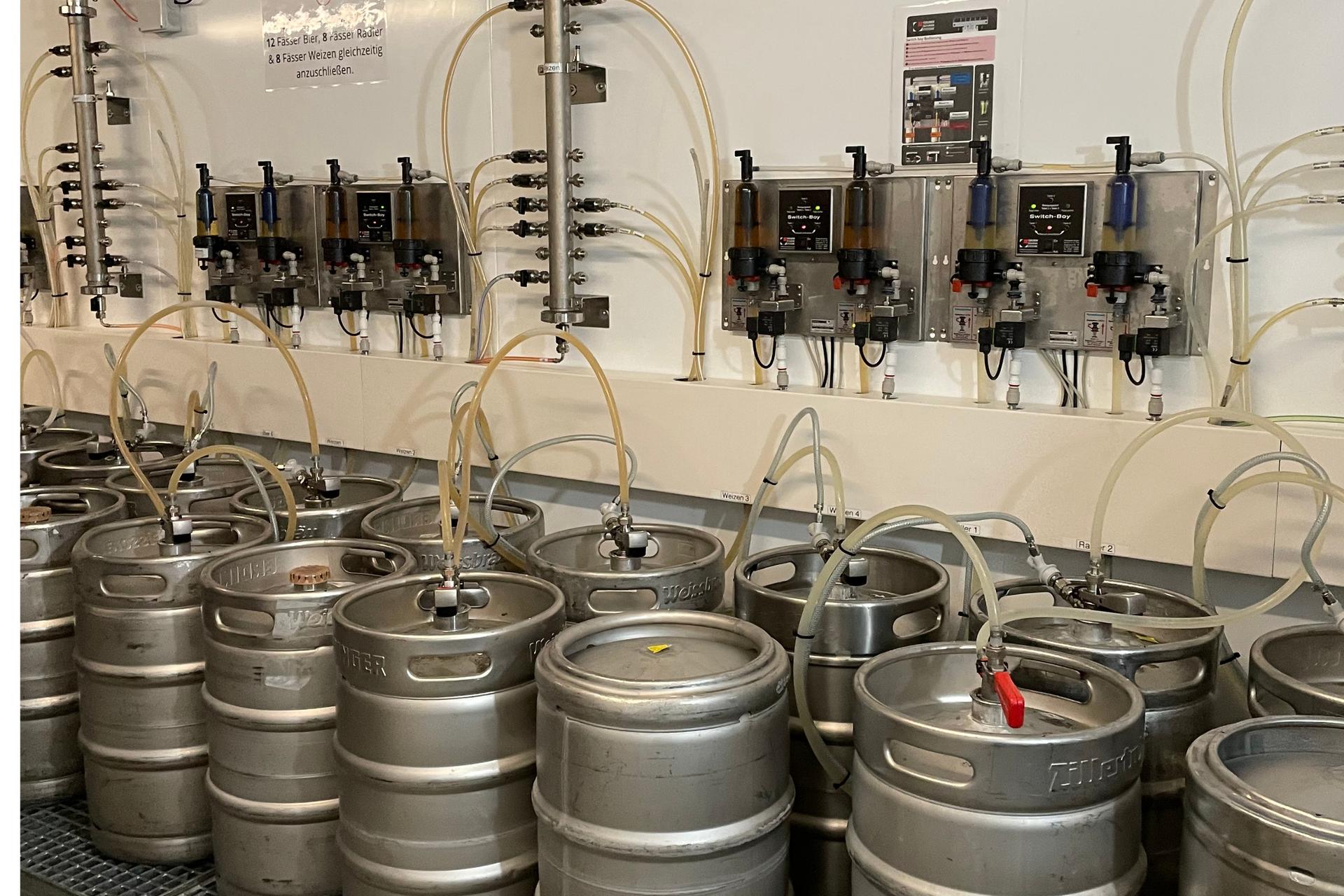 Bieranlage im Tuxer Fernerhaus