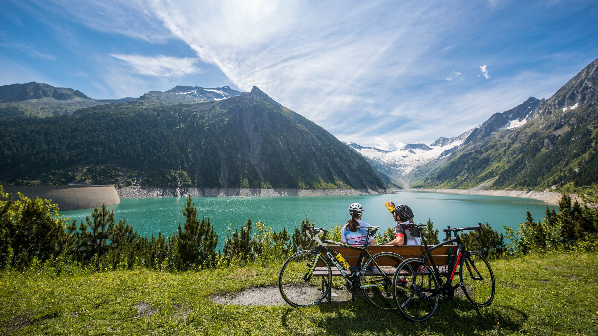 Bike tour to the Schlegeis Reservoir