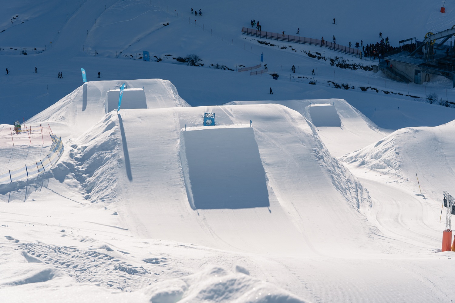 Big air kicker at PenkenPark in Mayrhofen