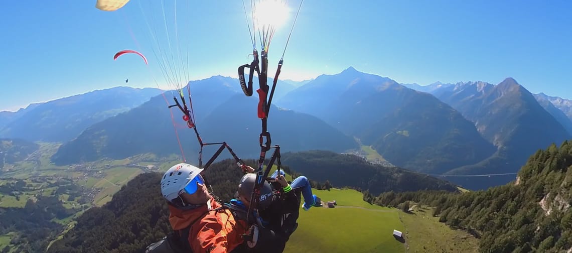 mys-Tandemflug Premium PLUS Sommer mit AIR Zillertal-Tandemflug