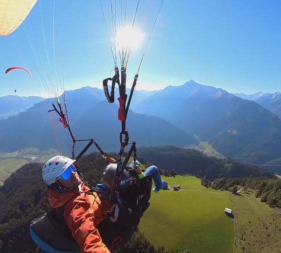 mys-Tandemflug Premium PLUS Sommer mit AIR Zillertal-Tandemflug