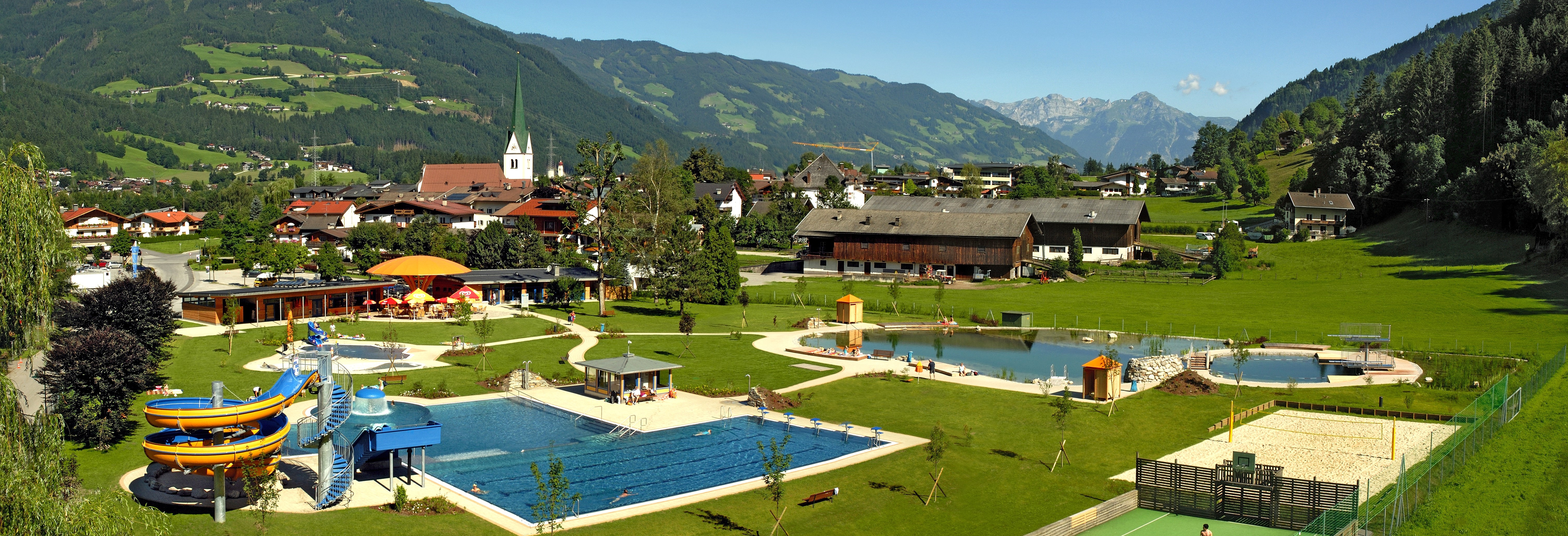 Baden und Wasseraction (Fügen-Kaltenbach) Header