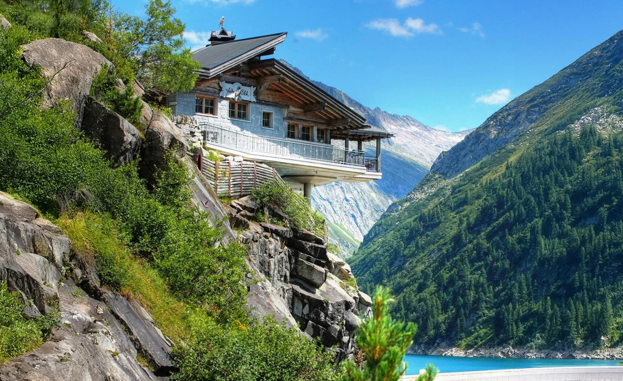 mys-Adlerblick 1.900m - Zillergrund-Adlerblick Zillergrund – Spektakuläres Panorama über den Stausee Zillergründl