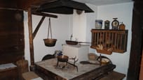 Kochstelle im Strasserhäusl in Laimach