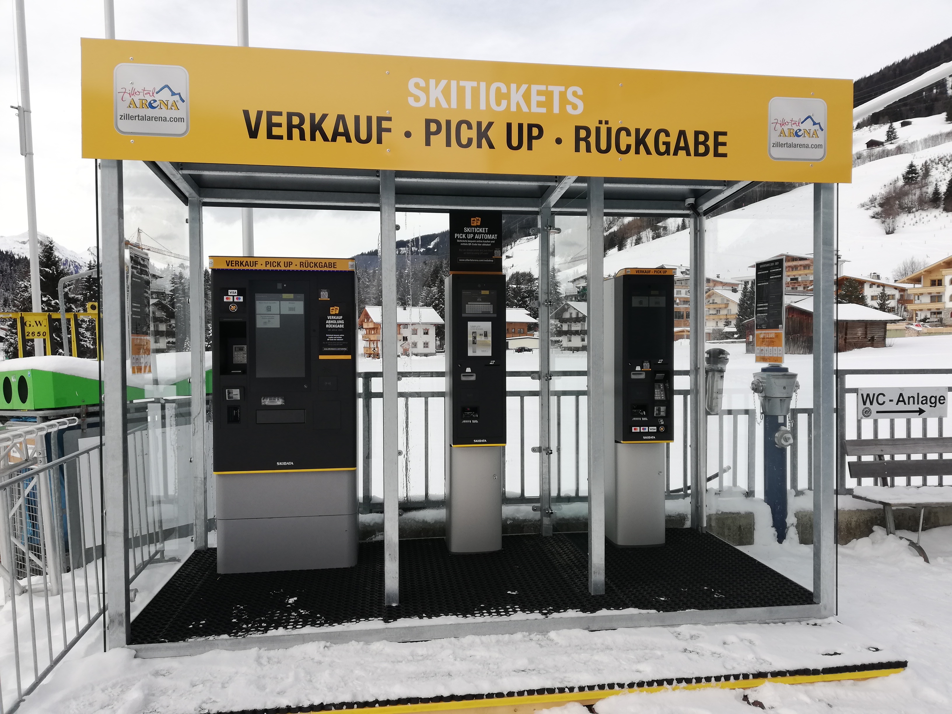 mys-Ticketautomat Isskogelbahn Talstation-Ticketautomat Isskogelbahn Talstation - Isskogelbahn Ticketautomat