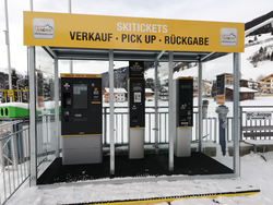 mys-Isskogelbahn Talstation-Ticketautomat Isskogelbahn Talstation - Isskogelbahn Ticketautomat