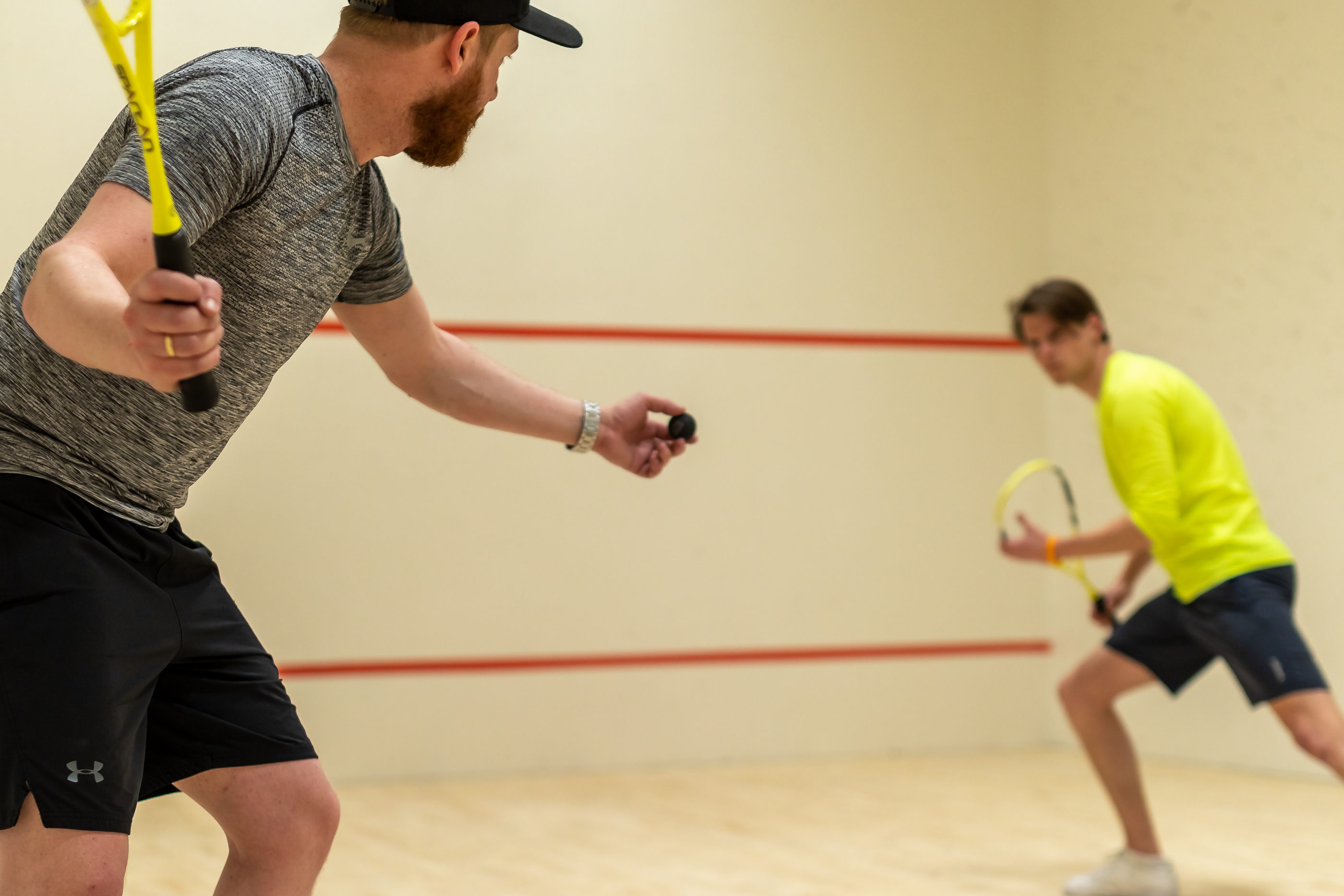 Squash im Freizeitzentrum Kabooom