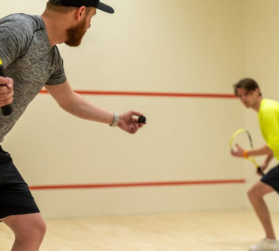 Squash im Freizeitzentrum Kabooom
