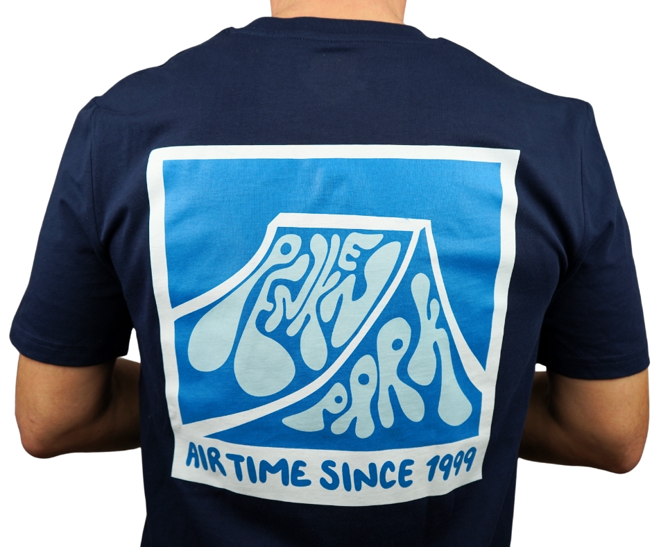 Penken Park T-Shirt with Print in blue