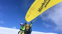 Paragliding and Tandem flights in Winter in Mayrhofen in Zillertal
