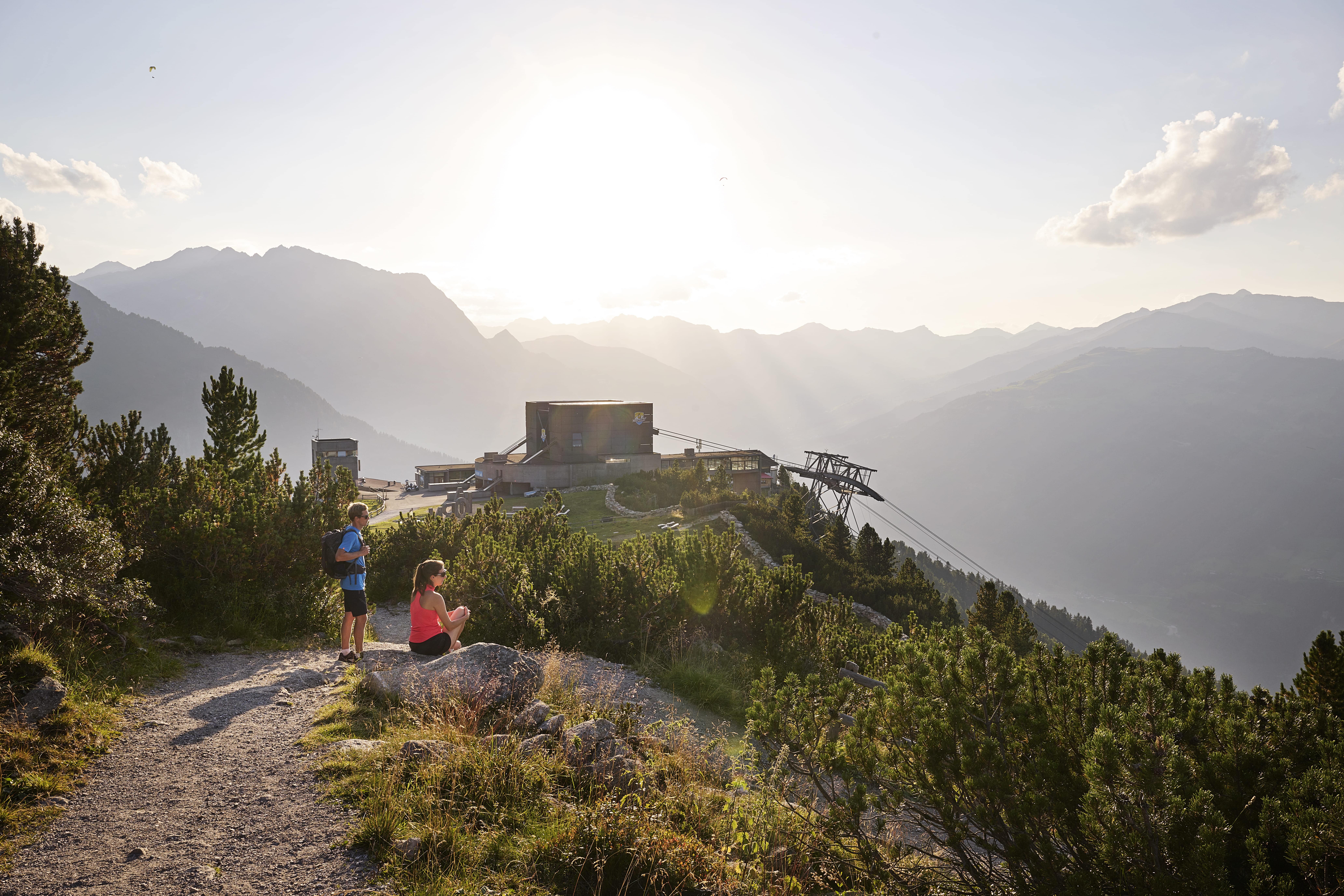 Sonnenuntergang am Ahorn in Mayrhofen