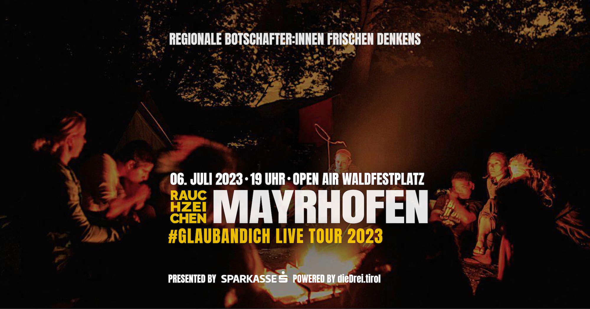 mys-Rauchzeichen #glaubandich LIVE TOUR at the Waldfestplatz-Header