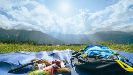 Picknick Rucksack mit Decke