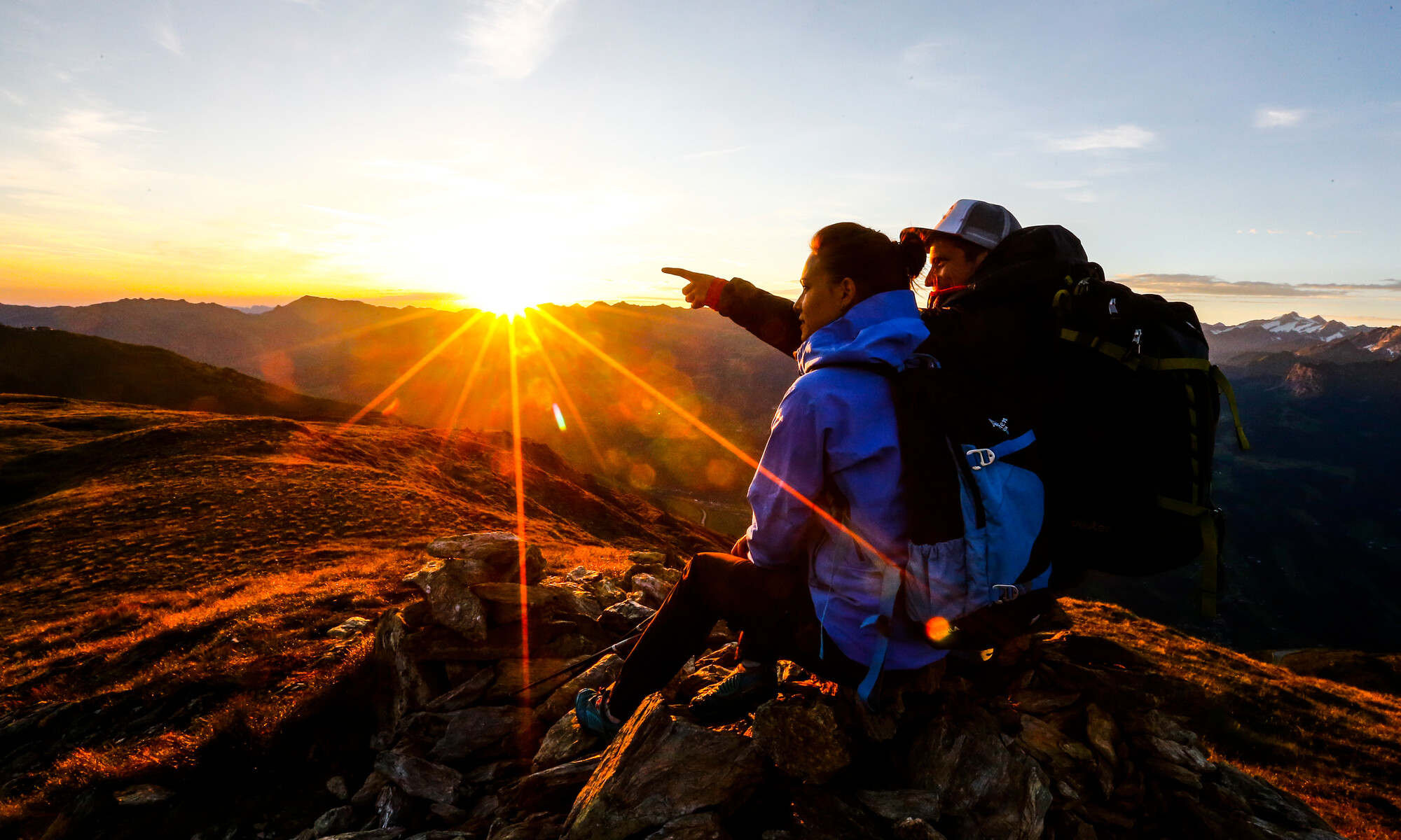 Sunrise hike in the Zillertal Valley