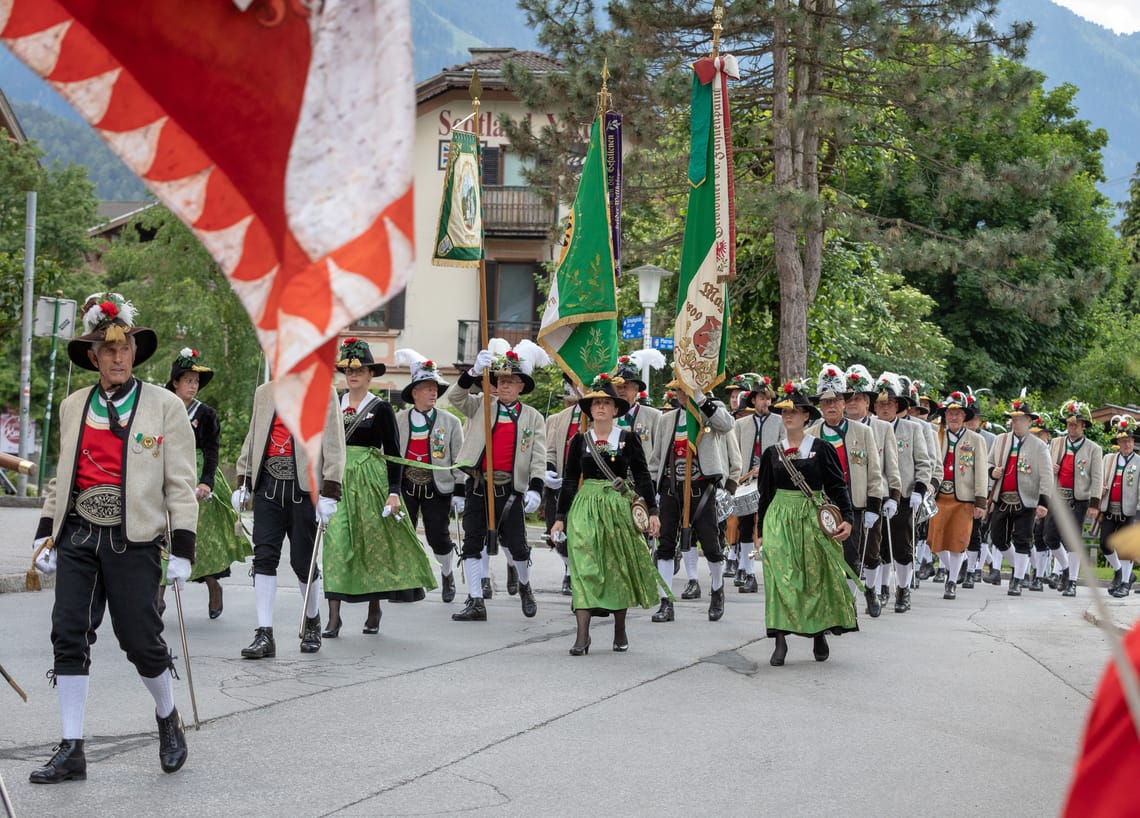 Procession - Home Guard Mayrhofen Procession - Home Guard Mayrhofen