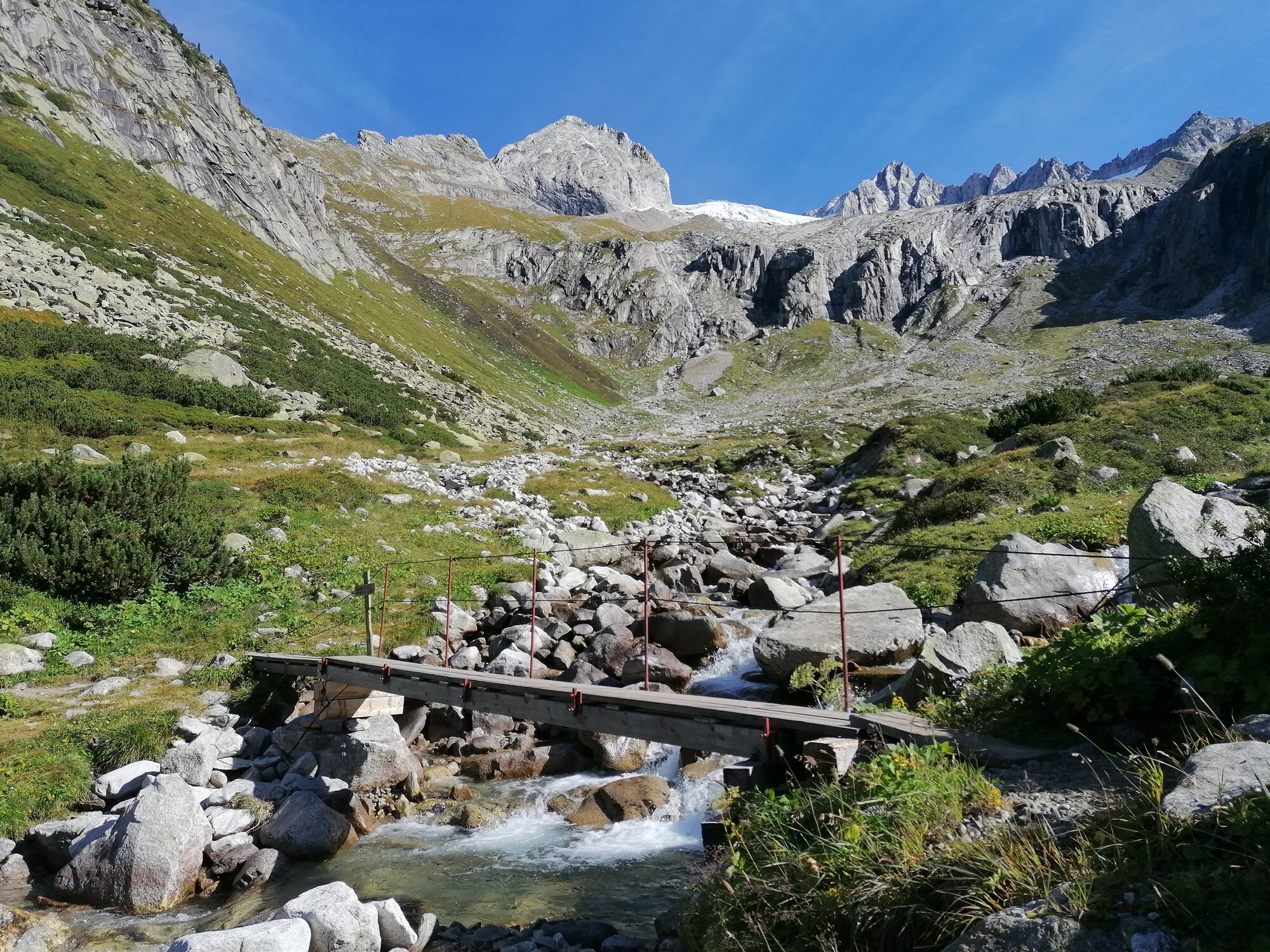 Wanderweg zur Plauener Hütte