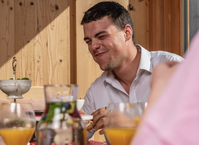 mys-Weißwurst Frühstück in der Granatalm-Weißwurst Frühstück