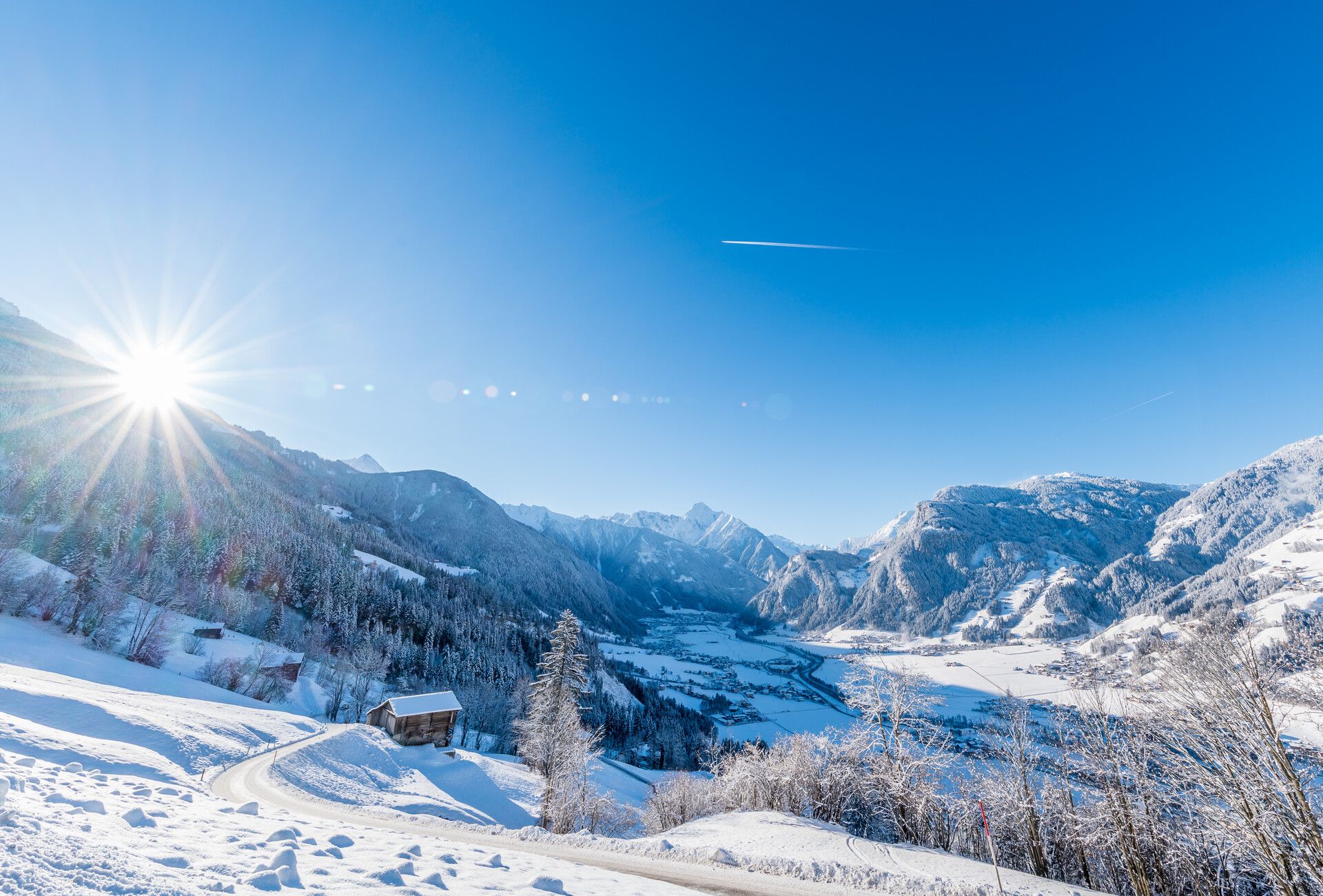 Mayrhofen-Hippach holiday region in winter