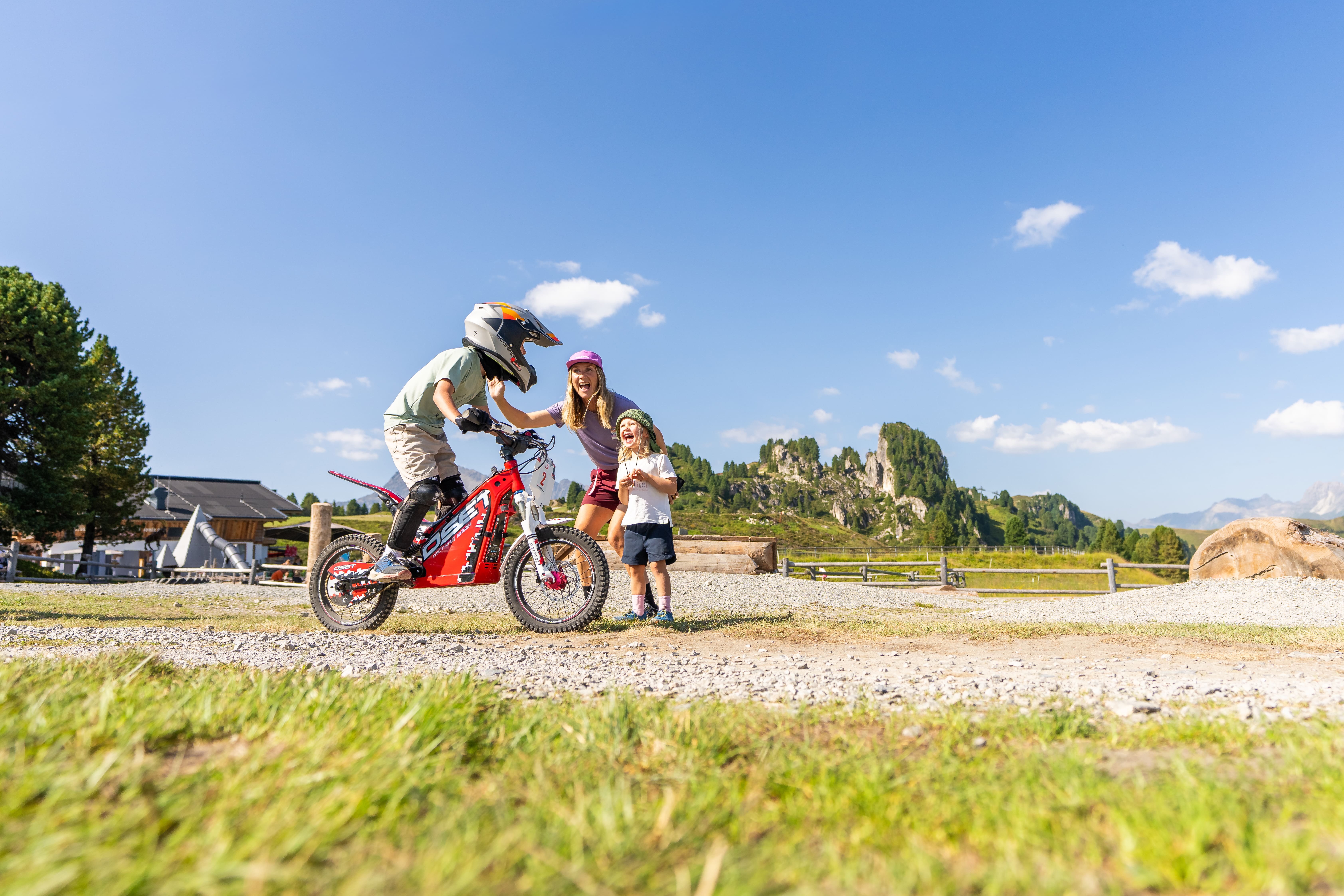 E-Trial course at the FunSportStation in Mayrhofen