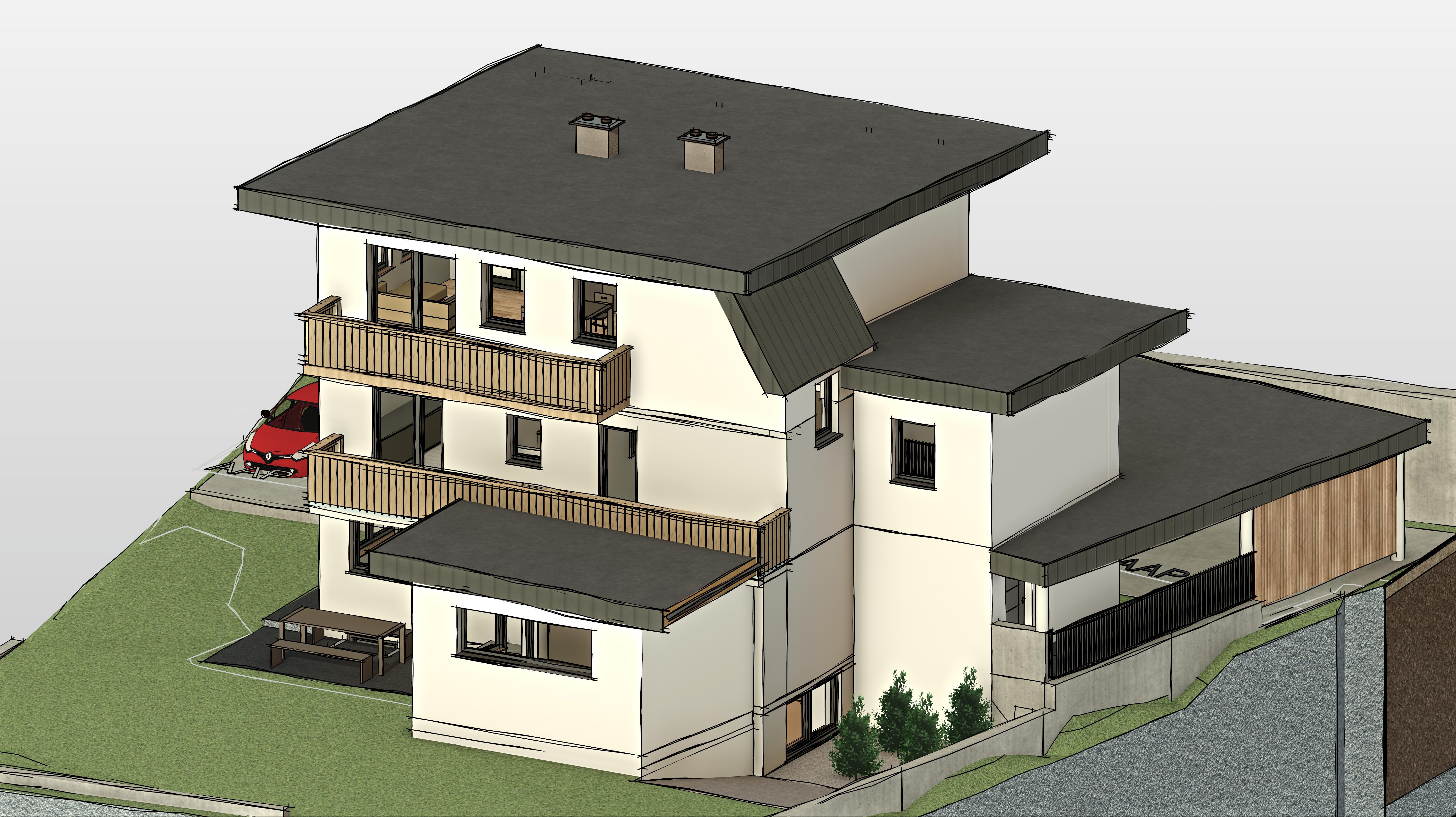 feratel-Ferienwohnungen Roko - Ferienwohnungen ROKO_Schlitters_3D