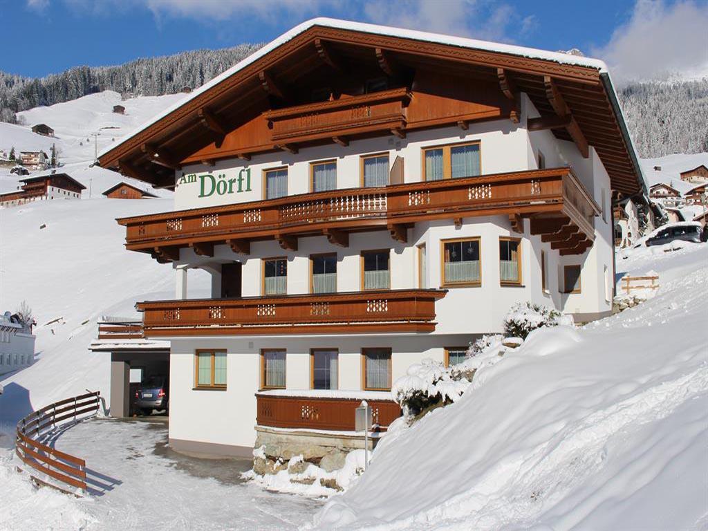 feratel-Am Dörfl, Ferienwohnungen - Hausansicht im Winter