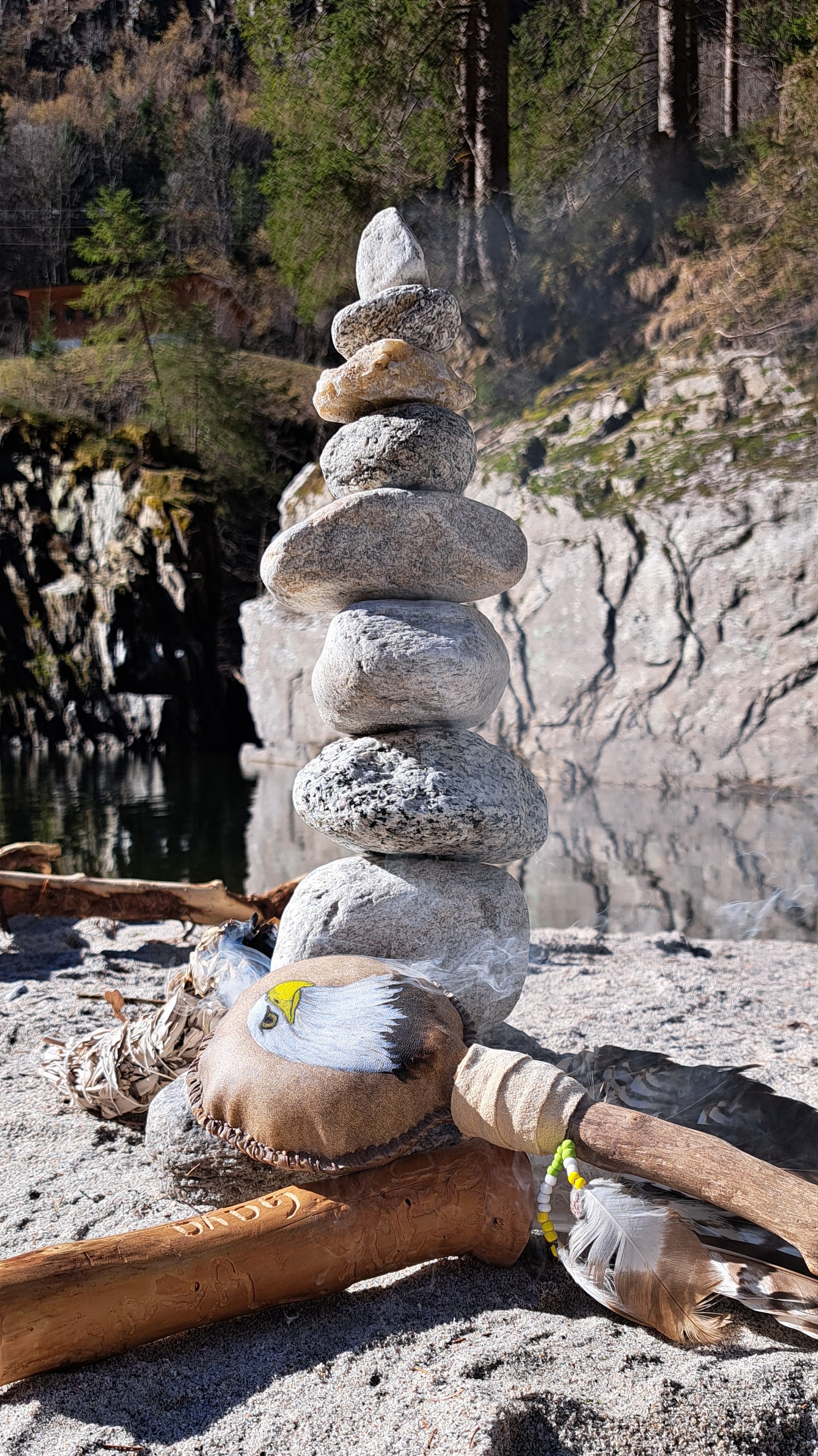 mys-Schamanisches Energiewochenende an Pfingsten-Energie durch Steine