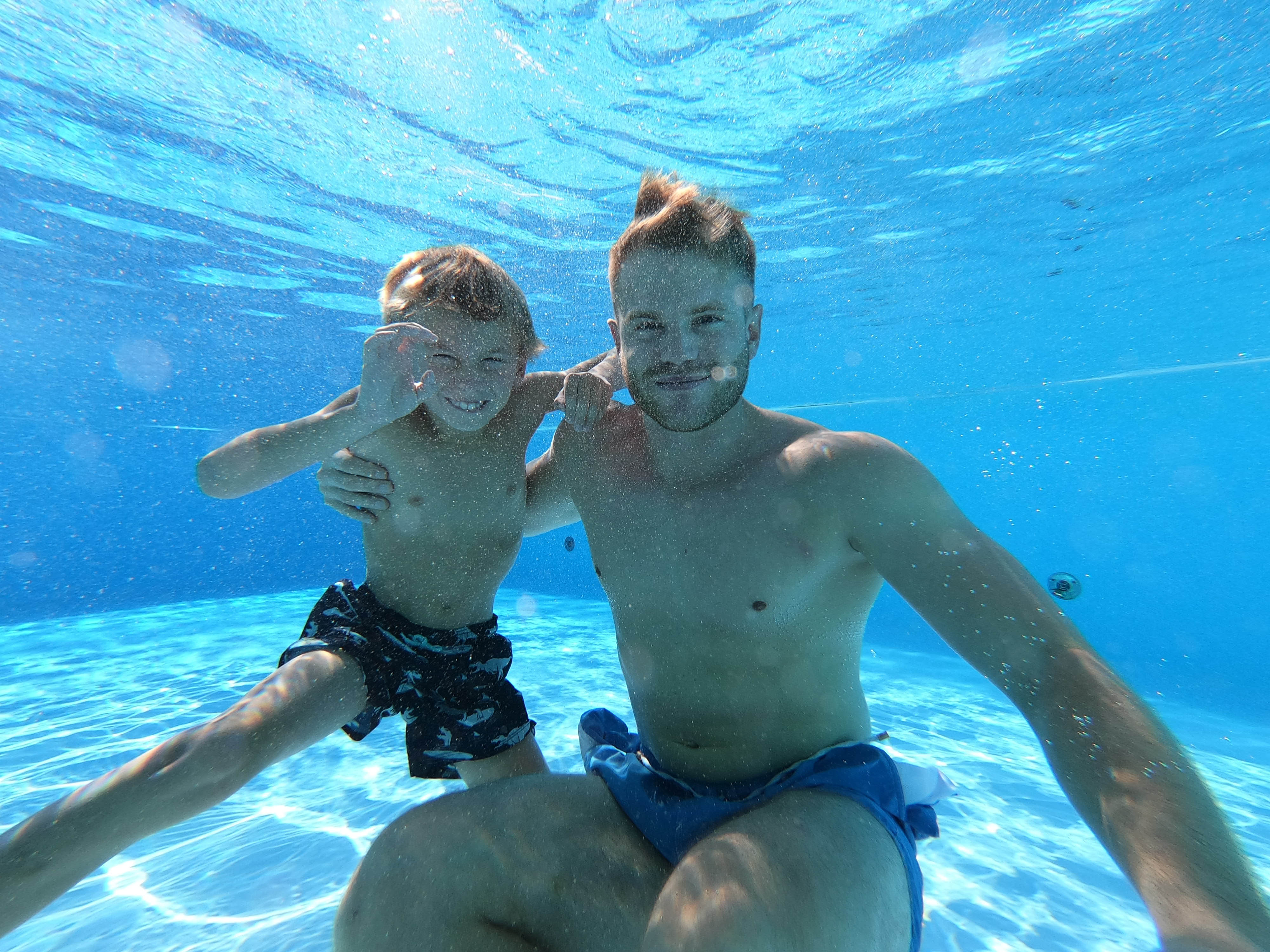 Unterwasseraufnahmen Therme Fügen