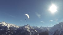 Paragliding and Tandem flights in Winter in Mayrhofen in Zillertal