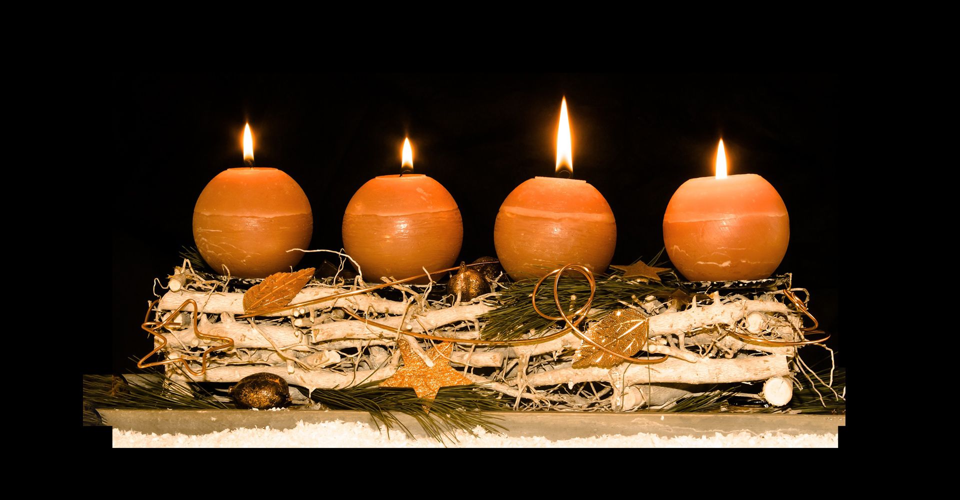 Advent wreath making - Customs in the Zillertal