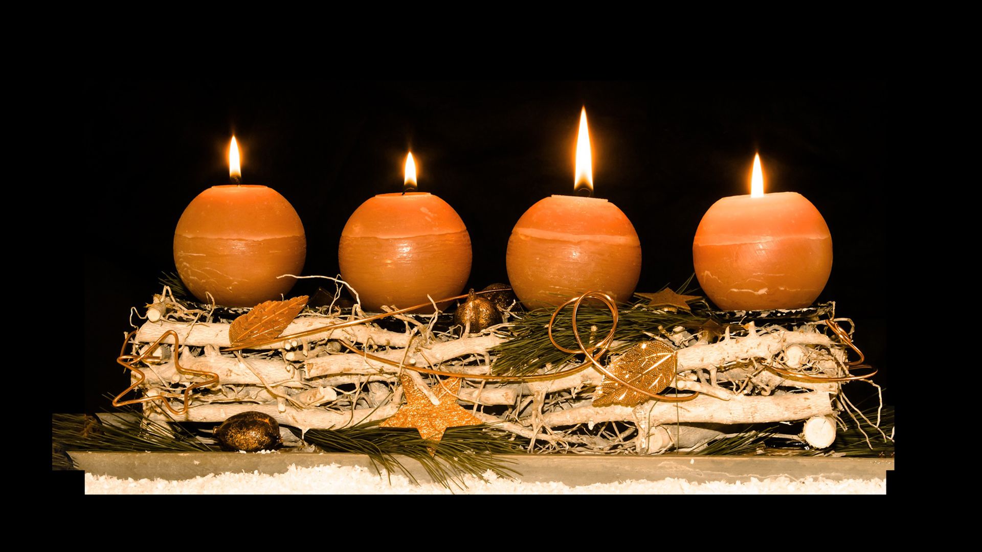 Advent wreath making - Customs in the Zillertal