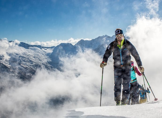 mys-Skitouren Zillertaler Alpen mit Mountain Sports-Schnupperkurs Gruppenkurs