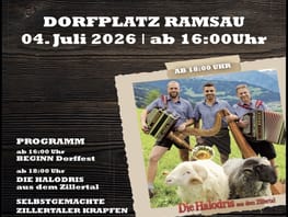 mys-Ramsau village festival in the Zillertal-Village festival poster Ramsau village festival in the Zillertal