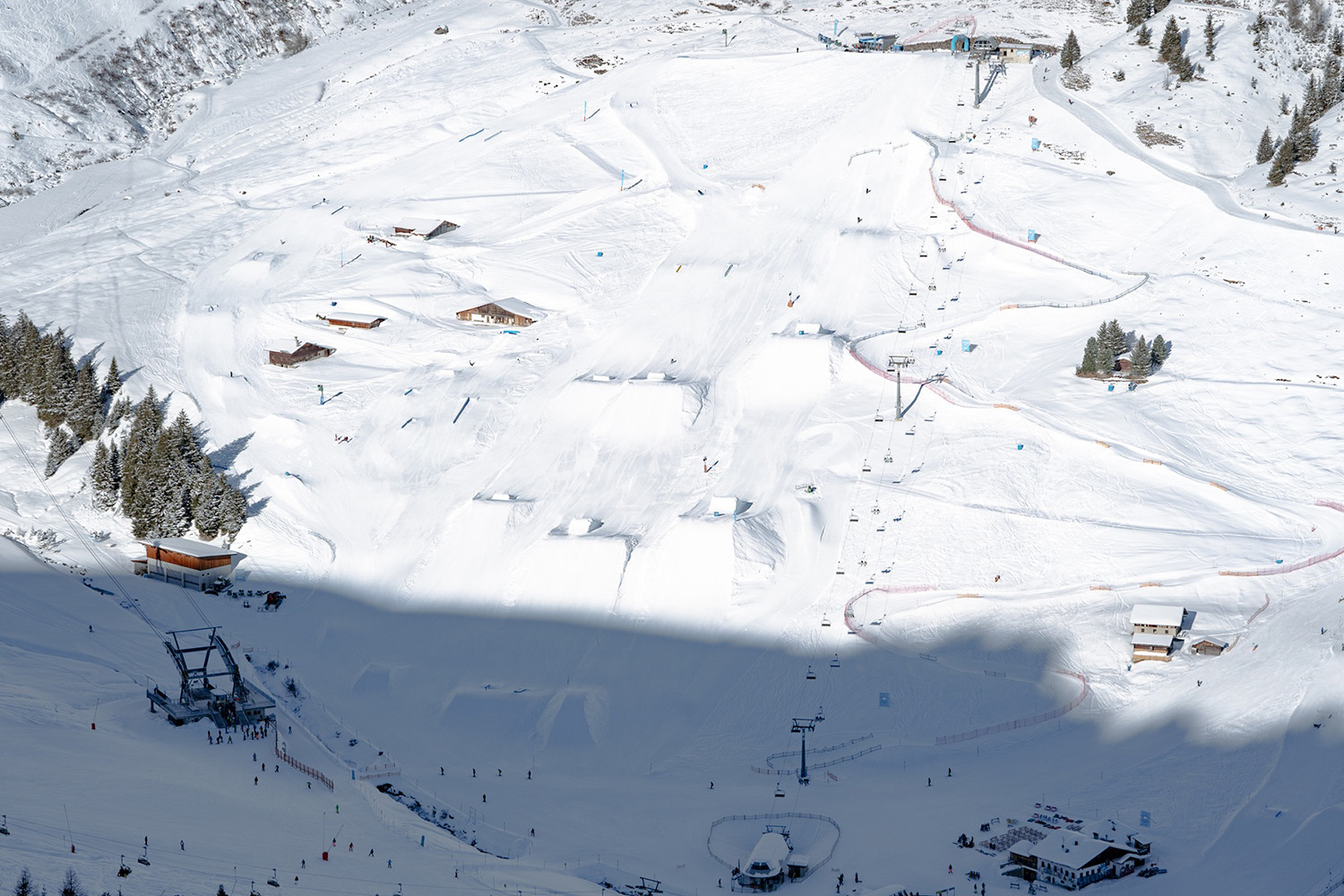 Overview from PenkenPark in Mayrhofen in Zillertal