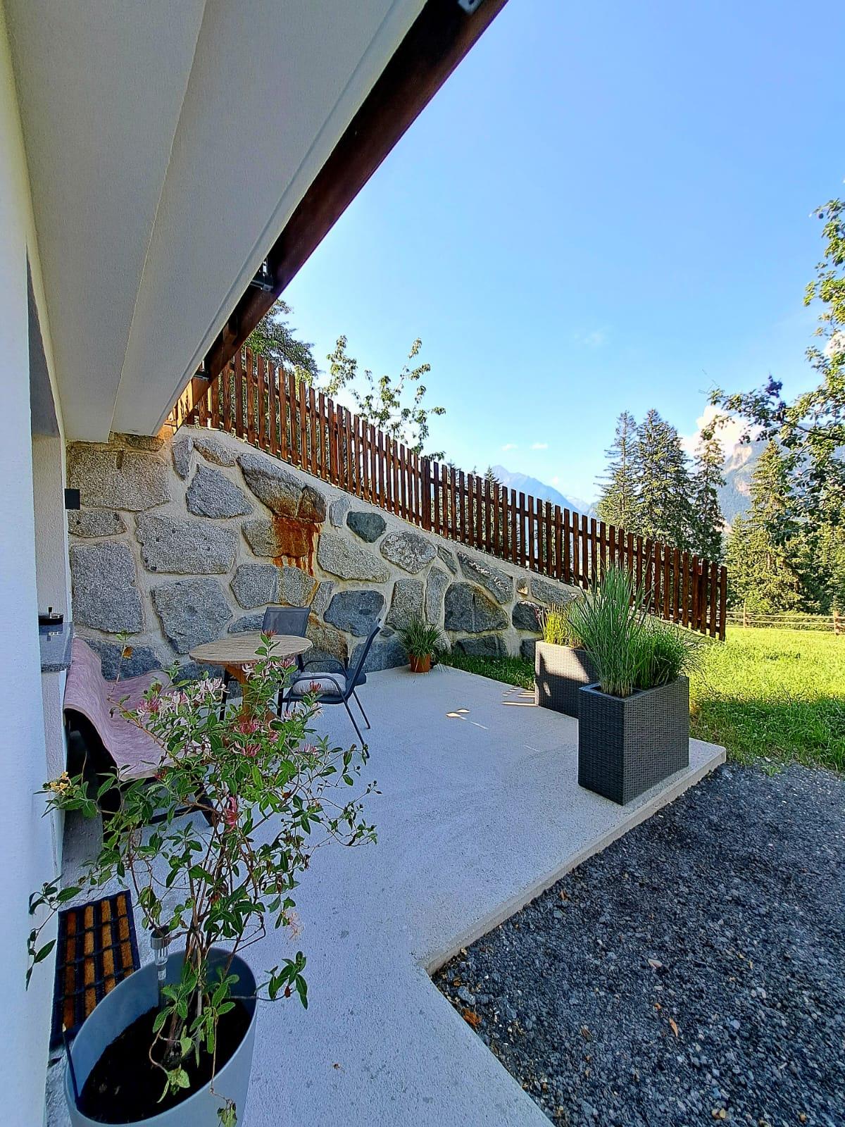 feratel-Apart Sunny Side - Terrasse mit Aussicht