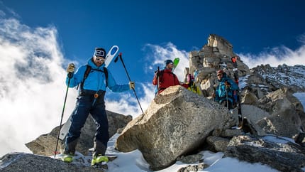 mys-Trial ski tour group course with Mountain Sports-Schnupperskitour Gruppenkurs