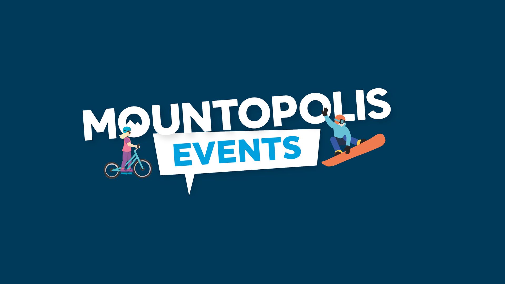 Graphic of Mountopolis events in the Mayrhofen ski and hiking area