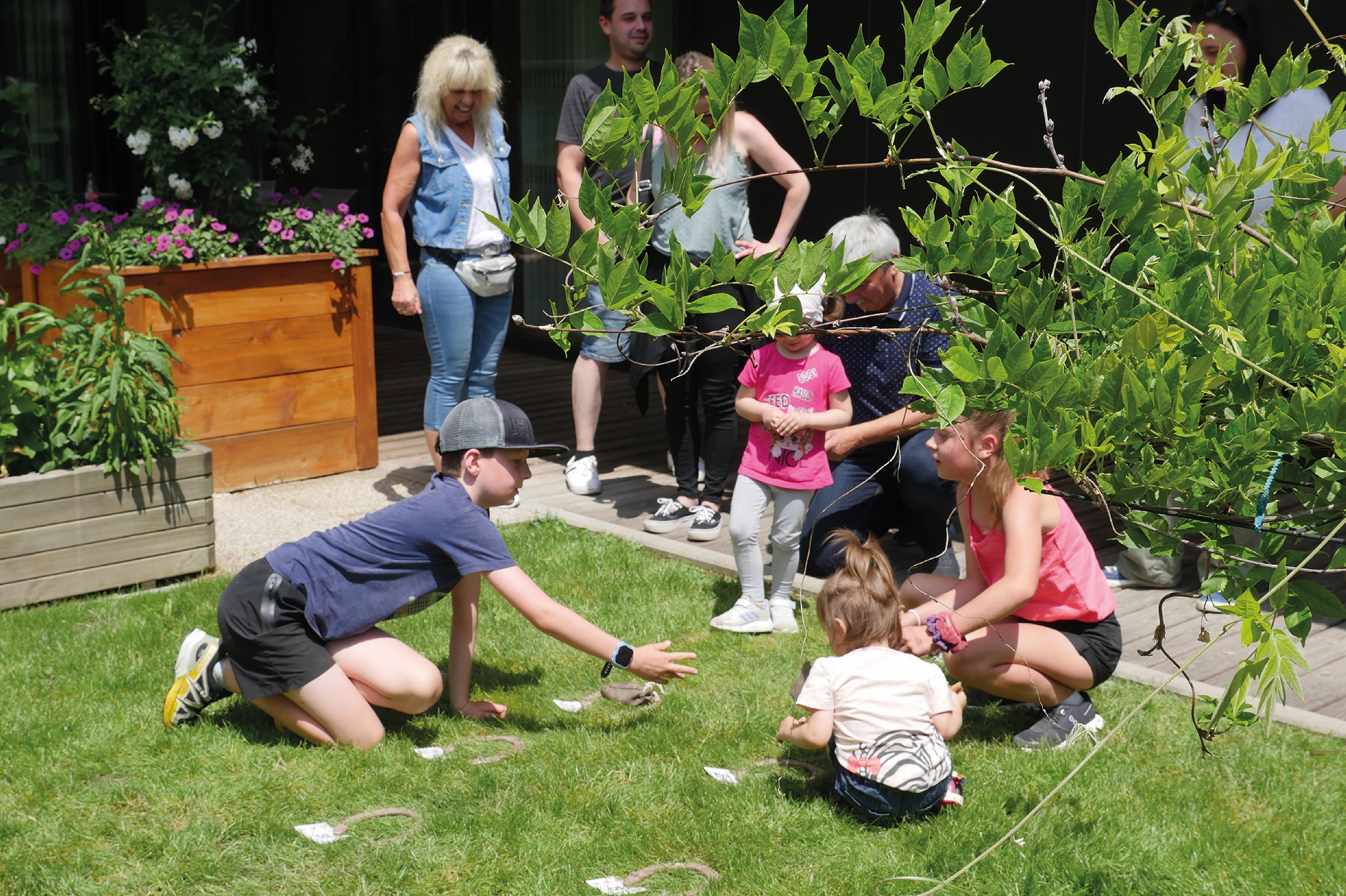 mys-Sommerfest mit Live Musik im Sozialzentrum "Gepflegtes Wohnen" Mayrhofen-Sommerfest-Kinderspiele