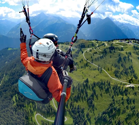 mys-Tandemflug Premium PLUS Sommer mit AIR Zillertal-Tandemflug