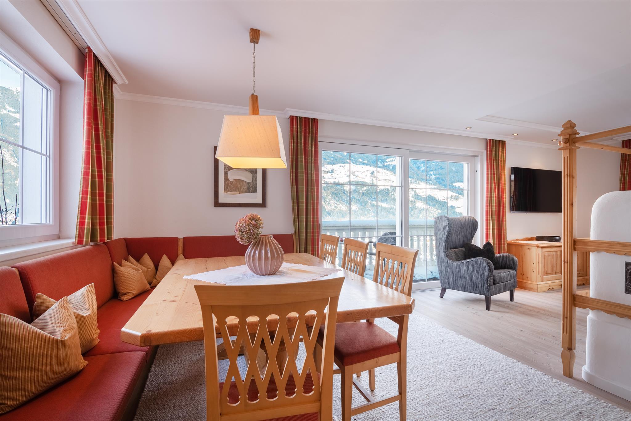 feratel-Appart Stephan - Essbereich Panorama