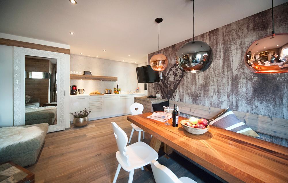 feratel-Boutique Appartements Gerlosperle - Wohn- und Essraum