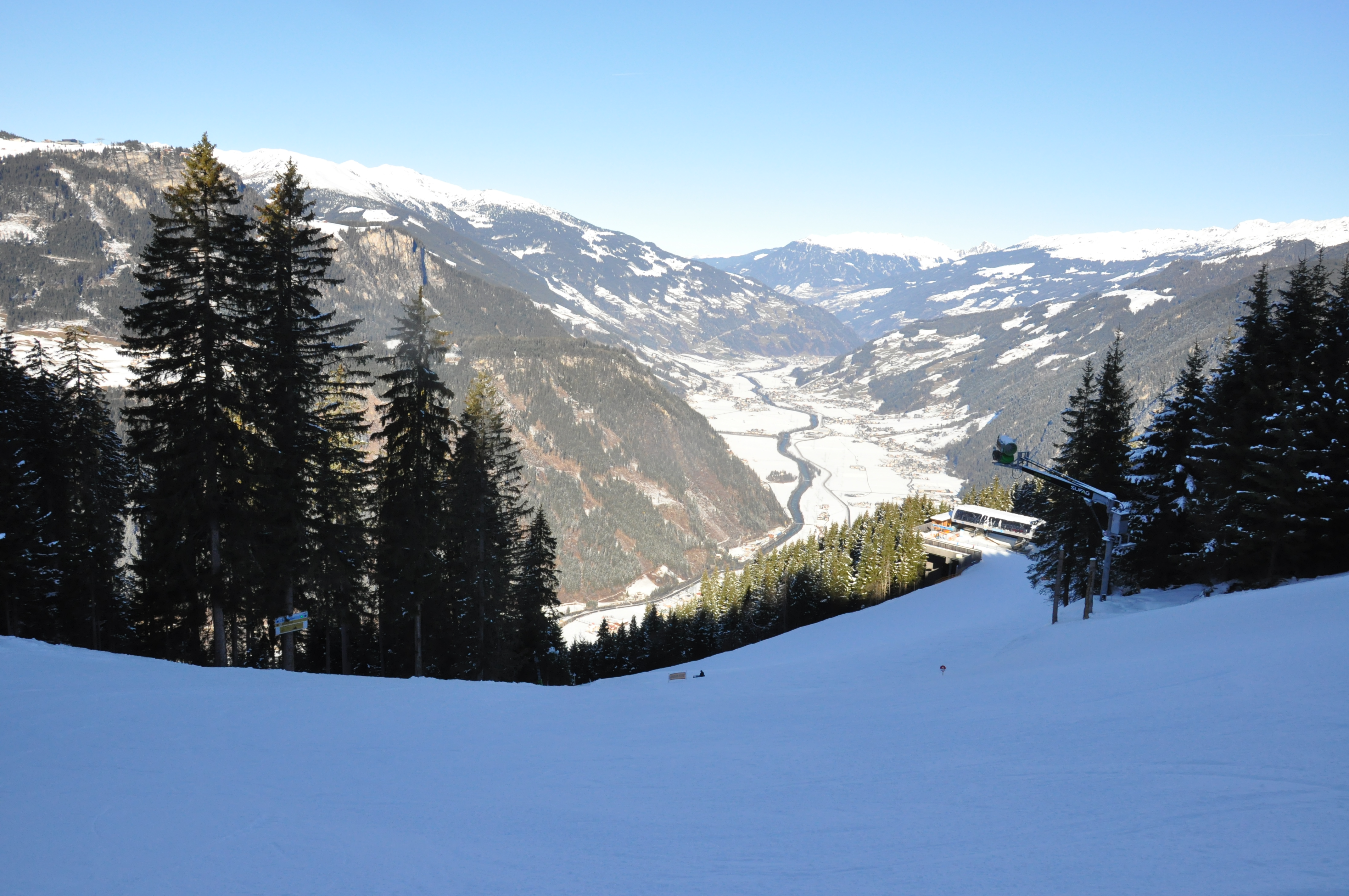 Die TalAbfahrt Ahorn in Mayrhofen im Zillertal