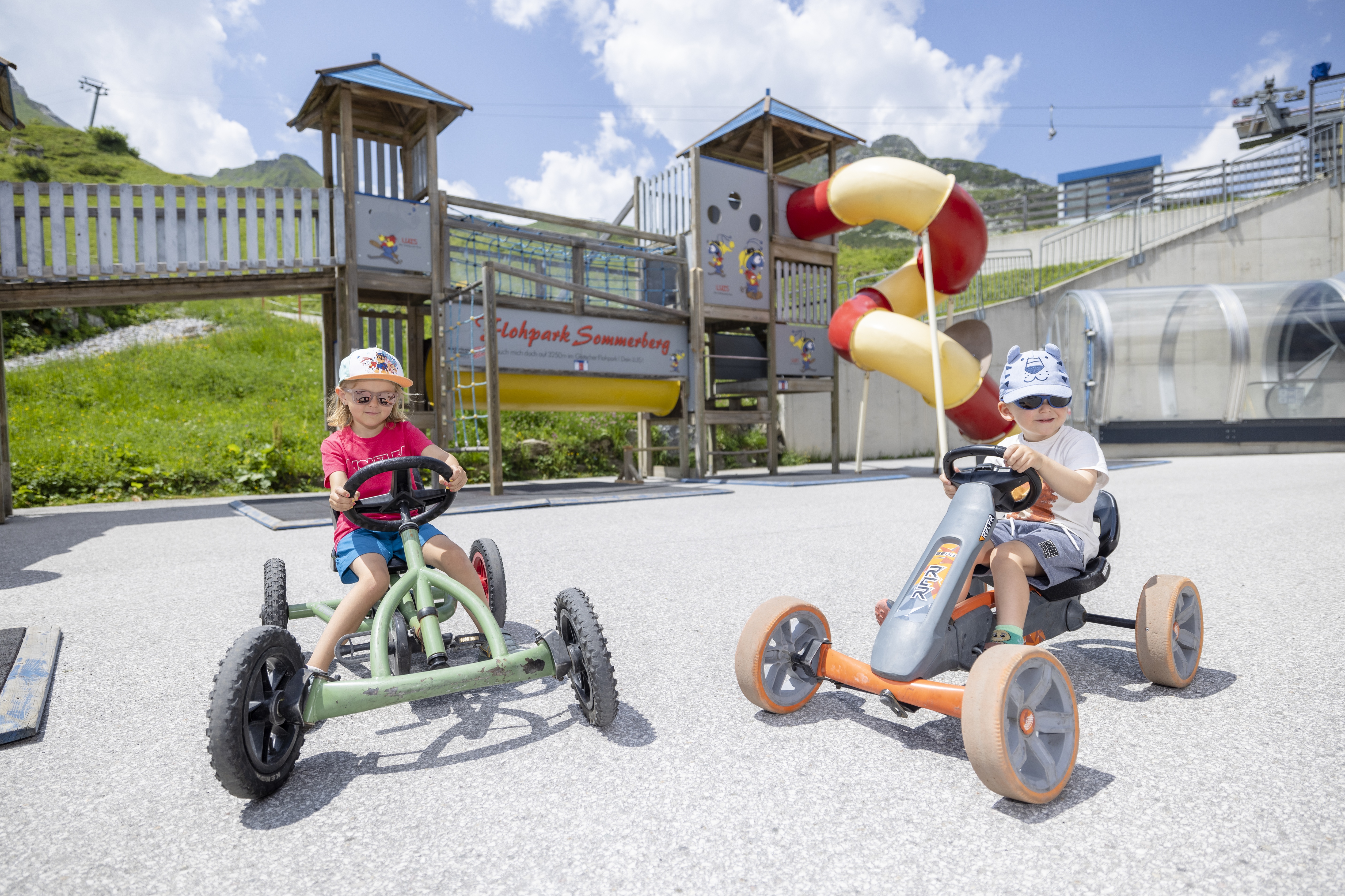 Der Flohpark am Sommerberg, auf 2.100m